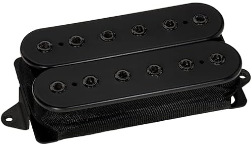 DiMarzio DP 258FBK+BK Titan Neck Humbucker, E-Gitarren Tonabnehmer, Schwarz