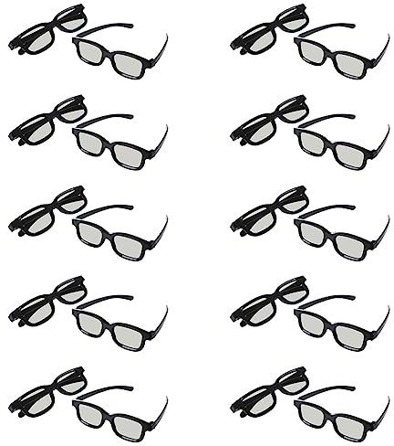 Censous Occhiali 3D per TV LG Cinema 3D - 20 paia