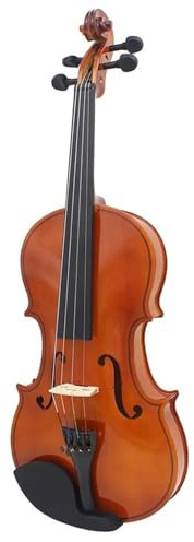 Violine Set Volle Größe Violine 1/2 1/4 1/8 4/4 3/4 Holz Akustische Geige Anfänger Violine Fall Bogen Saiten Schulter Musik Instrument Zubehör set (Color : 1/2)