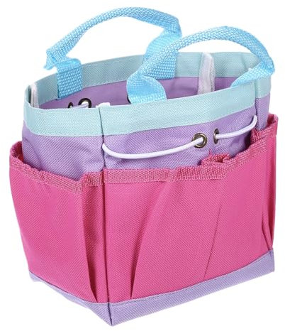 sourcing map Grand sac à outils de jardin 25 cm x 10 cm x 23 cm - Grand sac Oxford avec poches - Sac fourre-tout de jardin pour plantes de jardinage - Organisateur de rangement pour l'extérieur - Pour