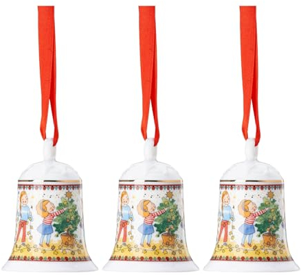 DKG utils 3 x Porzellanglocke 2024 Weihnachtsglocke #02250-722829-27920