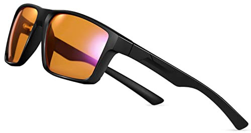 Okany Gafas Bloqueo Luz Azul para Juegos y Ordenador, Ideales para Reducir Fatiga Ocular y Deslumbramiento, Gafas Luz Azul Mujer y Hombre con Protección UV para Evitar Fatiga y Mejorar la Experiencia