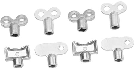 SOESFOUFU 8pcs Radiator Exhaust Valves Key Square Design for Bleeding Radiators Essential Accessories for Home Heating Maintenance