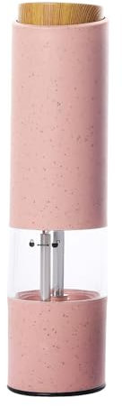 Molinillo de pimienta eléctrico con grosor ajustable y molinillo de especias de sésamo, perfecto para el hogar, cocina y reuniones al aire libre, molinillo de pimienta a pilas para uso en