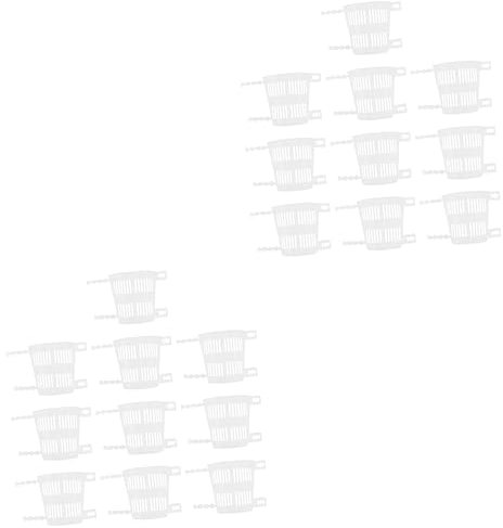 GALPADA 2 Set Coppa Per Piantare Dendrobium Teiera Succulento Piante Leggero Fioriera A Trogolo Chiaro Pentola Vasi Succulenti Pentole Chiare Plastica Transparent Riutilizzabile 10 Pezzi*2