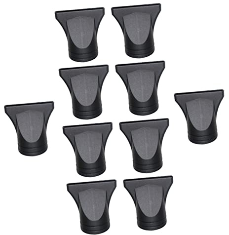 iplusmile Ugello Per Asciugacapelli Piatto 10 Pezzi in Pp e Pc Resistente, Accessorio Per Asciugatura Professionale Adatto a Casa e Viaggi