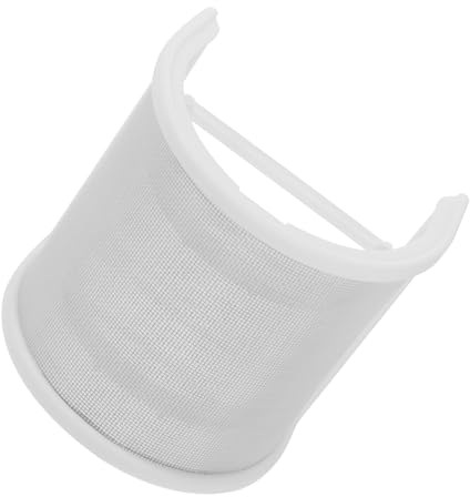 Gatuida U-förmiger Popfilter Windschutz für Mikrofon aus Metall Praktische und Einfach zu Verwendende Windschutzscheibe für Aufnahme und Spracherkennung in Weiß