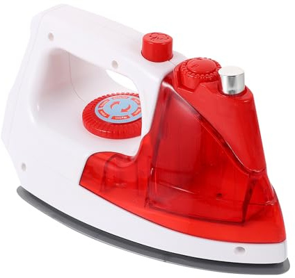 Abaodam Fer à Repasser Électrique pour Garçon et Filles 1 Pièce, D’électroménager Simulé en Plastique Sécurisé, Accessoire Éducatif pour Jeu de Rôle Maison, Adapté Dès 3 Style Aléatoire
