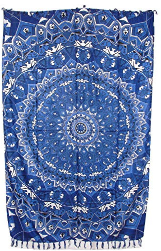 Sarong Pareo Mandala Kaleidoskop Auswahl schönste Farben/Wickelrock Strandtuch Sauna-Tuch Wickelkleid Schal Wickeltuch Bademode Freizeitmode Sommermode/aus 100% Viskose