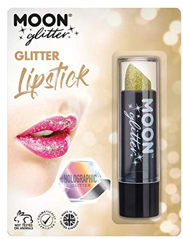 WOOOOZY Glitzer-Lippenstift holographisch, 5 g, gold