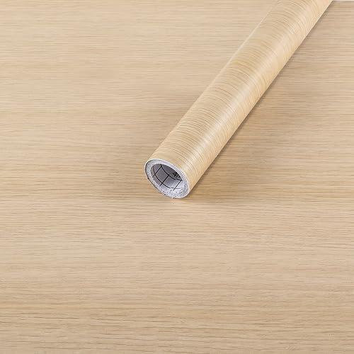 Arthome Oak Wood 42cmx305cm Peel and Stick Contact Paper Self-Adhesive Wall Paper, Decorative Vinyl Film for Countertop, Cabinets, Shelf, Drawer Liner,Easy to Clean Removable Wall Covering
