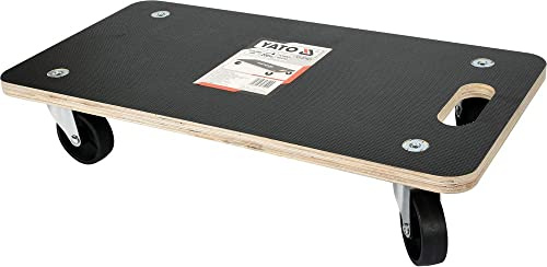 Rollbrett Möbelroller Transportroller Flach Holz bis 200kg, Ausführung:58x30mm 200kg, Schwarzen