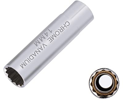 iSpchen Zündkerzenschlüssel 14mm Magnetisch Zündkerzen Schlüssel Universal Rohrsteckschlüssel Zündkerze Steckschlüssel Entferner Werkzeug Auto reparatur Installer Werkzeuge