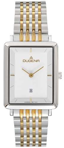 Dugena Damen-Armbanduhr 4461076 Sienna, Quarz, Edelstahl, Mineralglas, Drückerfaltschließe, 3 bar