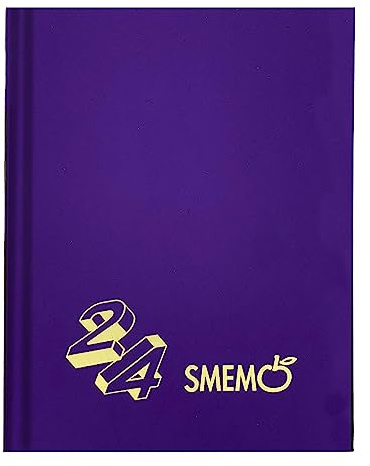 Smemoranda - Schulplaner 2023-2024, 16 Monate, September 23 - Dezember 24, Schulkalender Mit Planer, 336 Seiten, Hartcover, Lite-Format 12 x 16,5 cm, Farbe Violett