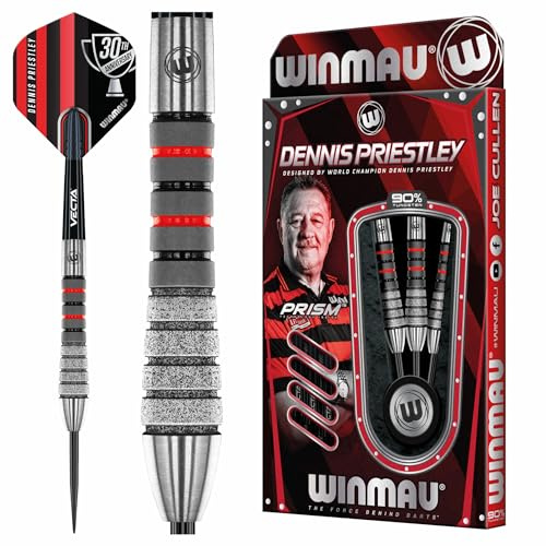 WINMAU Dennis Priestley Diamond 30-årsjubileum 90 % – Steeldarts 24 gram