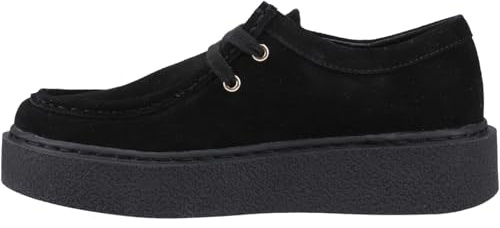 Hush Puppies Female Bridie Suede Mocc Toe, Black,6