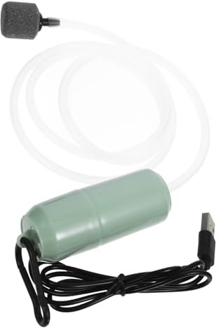 Yardwe USB-Aquarium-sauerstoffpumpe Mini-luftbelüfter für Aquarien Tragbare Grüne Sauerstoffpumpe
