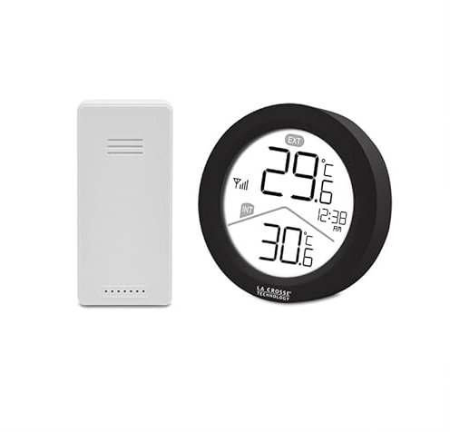 La Crosse Technology - WS6219 Station de températures avec min/max - Noir