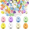 XIABYAYU Mini Huevos de Pascua, 100 Pcs Decoración de Pascua, Huevos de Pascua Decoracion, Ideales para Decoración del Hogar de Pascua