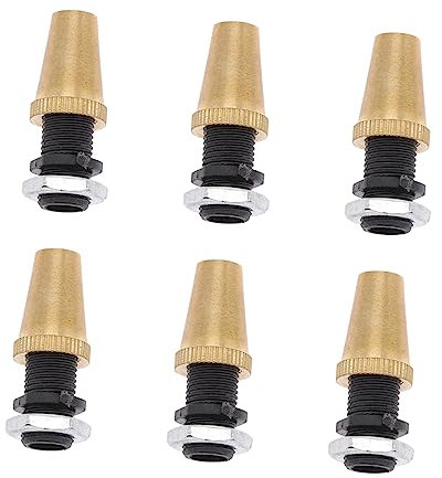 Angoily 6pcs Metal Lock Wire Buckle Cable Gland for Light Cord Grips Ceiling Lights Clips DIY Cable Glands Thread Strain Relief