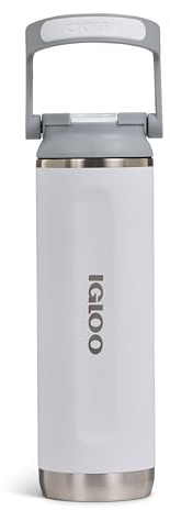 IGLOO borraccia termica Sipper 20 – bottiglia in acciaio inox 0,6 L, isolata e a prova di perdite, perfetta per scuola, ufficio, sport, outdoor – riutilizzabile e resistente