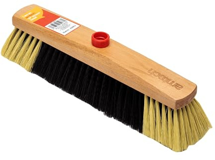 Amtech - Soft Broom Head for Sweeping Dirt and Debris on Indoor and Delicate Surfaces, Durable and Long Lasting, Easily Attached to Handles with Universal Screw Thread (350mm)