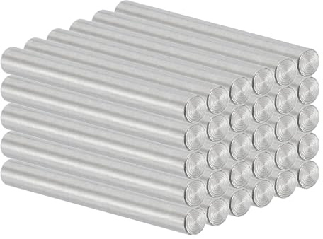 PATIKIL 3mm x 30mm Dübelstift Edelstahl 30 Stück 304 Edelstahl Stifte Regalstifte Stützstange Metallbefestigungselemente Für Regale Möbelbefestigungskomponente Silber