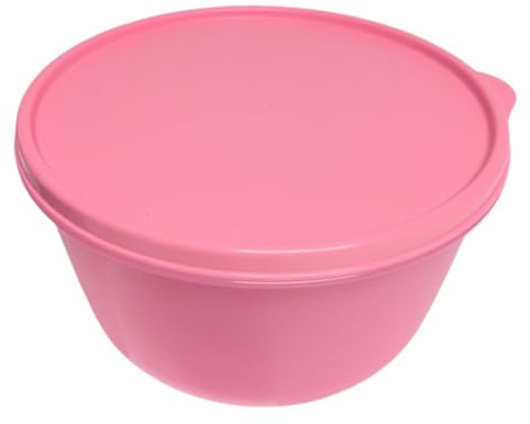 Tupperware Sommer Drops Schüssel Peng Hefeteigschüssel mit Deckel auslaufsicher Hitparade Frischedrops Frischhaltedose pink 2,0 Liter 2000ml