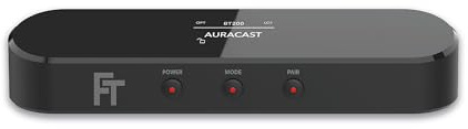 FeinTech BT200 Bluetooth 5.4 Audio Transmitter mit Auracast, aptX, aptX Adaptive, OLED Display, Toslink Passthrough, USB | Unterstützt aptX adaptive, OLED Display, Toslink Passthrough, USB-betrieben, kann mit 2 Kopfhörern gekoppelt werden