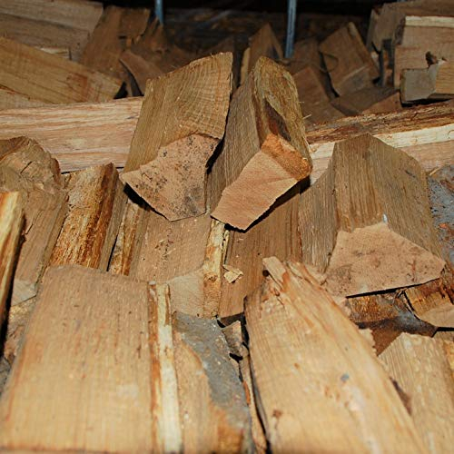 Landree Eiche Smoker-Holz 18kg (ohne Rinde) - 20 cm Scheitlänge - Premium Räucherholz für Starke Aromen, naturbelassen, Qualität aus Schleswig Holstein