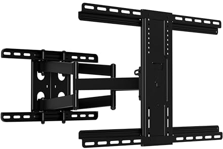 SANUS Premium Full Motion TV Mount for 42-90 TVs - Sturdy & Smooth Extension, Swivel and Tilt for Big TVs - Universal Design Fits Samsung, LG, Vizio, TCL & More - Easy Installation -OLF22
