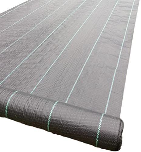 Unkrautvlies 5 / 10 | 3 Größen Geotextil-Unkrautvlies für Gartenpflanzen | ultradicke Bodenabdeckung Geotextilgewebe Unkrautbekämpfung für Blumenbeete, Pflaster (100 l)