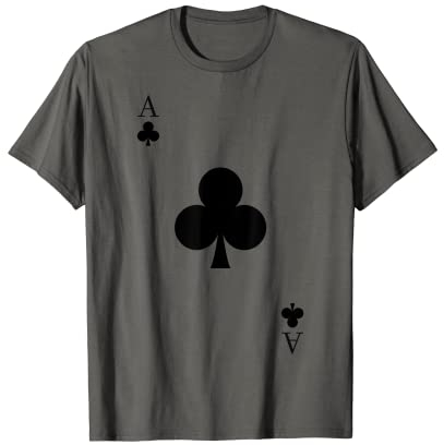 Piek As Spielkarten Paare Halloween Kostüm T-Shirt