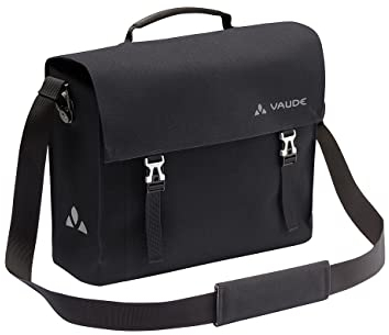 VAUDE Bayreuth IV M - Businesstasche zum Radfahren mit 12 Liter Volumen - Aktentasche mit Laptopfach - wasserdichtes Material black