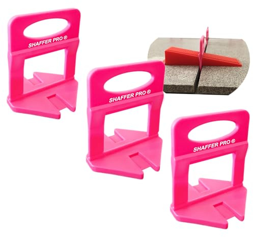 Cale autonivelant pour carrelage SHAFFER PRO 1000 croisillons de nivellement carrelage 1,5mm outil niveleur du carreleur systeme de nivellement à pince