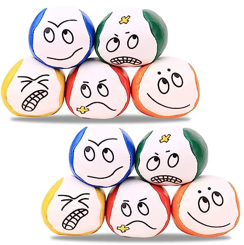Jonglierbälle für Anfänger 12 Stück Jonglierball Set Jonglierbälle Kinder für Drinnen und Draußen (12)