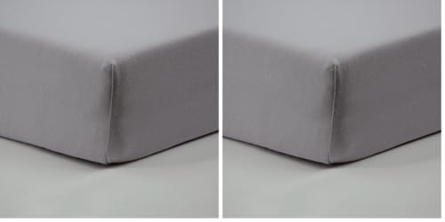 Babycalin Spannbettlaken, 100% Baumwolle, 70 x 140 cm (Packung mit 2)