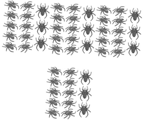 STOBOK 80pezzi Ciondoli Ragno Lega Per Decorazioni Di Halloween Accessori Fai Da Te Per Festa e Casa Per Creazioni Uniche e Decorazioni Per Tende