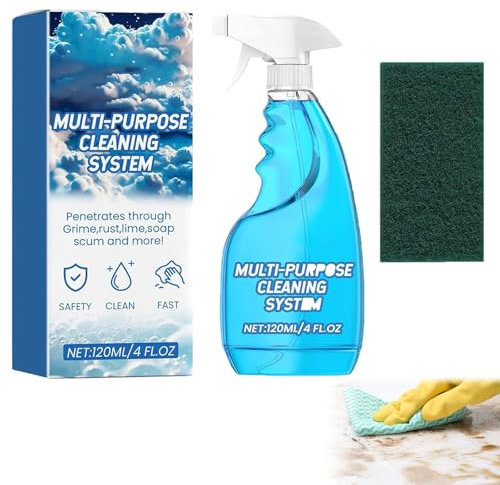 Nettoyant Mousse De Cuisine,Spray Nettoyant,Foam Cleaner,Nettoyant à Bulles De Cuisine,Spray All Purpose Cleaner,Puissant En Mousse Anti-Taches,Nettoyant Bulles Tout Usage