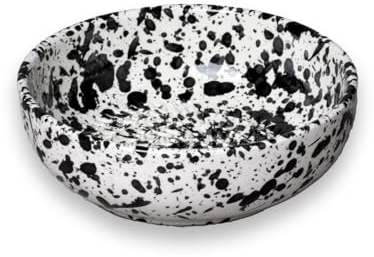 Beamel Home Plato Rallador Cerámica Hecho A Mano Diseño Decorativo Utensilio Cocina Arte Funcional Vajilla Artesanal (Galaxia, Mediano)