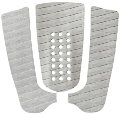 LOVIVER 3-teilige Surfbrett-Traktionspads, Fuß-Tail-Pad, Eva-Surfbrett-Pad, Deck-Griffpad für Skimboard