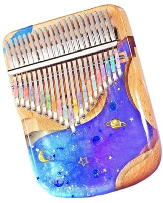 Erwachsene Kalimba Professionelles Kalimba-Traginstrument Aus Harz Mit 21 Tasten Für Anfänger