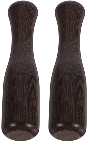 Genérico Varilla de Madera para Moler Alimentos 2 Unidades, Mortero Tradicional para Verduras y Especias, Mazo Pequeño de Madera Natural para Fermentación y Preparación en Cocina Doméstica