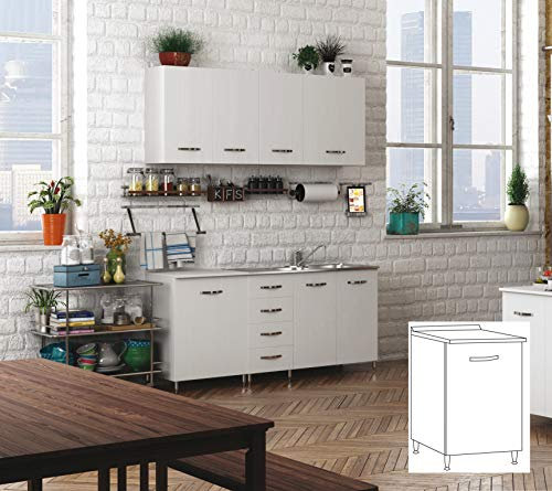 KIT CUCINA BASE 1A.CM.40X50X85H BIANCO