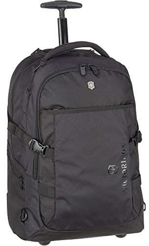 Victorinox Vx Sport EVO Backpack on Wheels, Rucksack mit Trolley-Funktion, Damen/Herren, 16 Zoll Laptopfach, 10 Zoll Tabletfach, 37 l, Schwarz