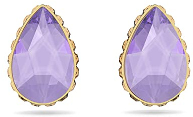 Swarovski Clous d'oreilles Orbita, Taille goutte, Multicolores, Placage de ton or
