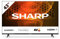 SHARP 43FH6EA Full HD Frameless Android TV 108cm (43 Zoll), 3X HDMI, 2X USB, Dolby Digital, Active Motion 400