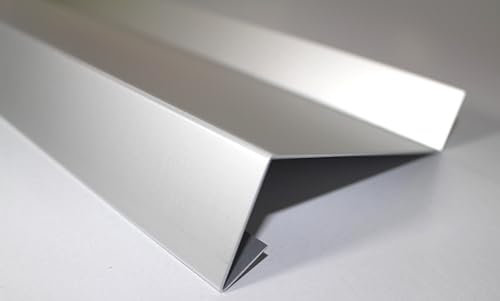 Fensterbank Tropfblech Alu Abschluss 5° 2mm eloxiert E6EV1 T=50-400mm 500mm, 750mm, 1000mm, 1500mm oder 2000mm (Fensterbank 2mm Alu eloxiert 1000mm, 15/40/50/25)