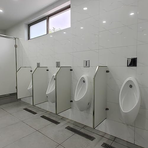 HDMOZUYT Urinal-Trennwand, an der Wand montierte Urinal-Trennwand-Erweiterung, Raumteiler-Trennwand, wasserdichte Urinal-Trennwand für Hotel-/öffentliche Toiletten, Trennwand für Schule/Bar